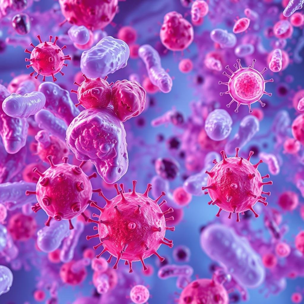 Understanding the Decline Stage of Illness: How Your Body Regains Control 2 Immune cells eliminating pathogens during the decline stage of illness