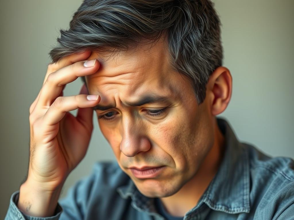 Person experiencing early, non-specific symptoms during the prodromal stage of infection